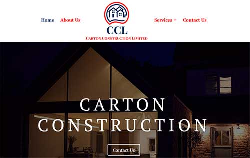 Web Design Case Study: Carton Construction